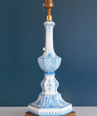 Lámpara de cerámica de Manises. Casés. Vintage 50s-60s.
