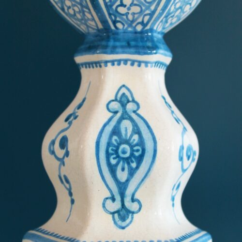 Lámpara de cerámica de Manises. Casés. Vintage 50s-60s.