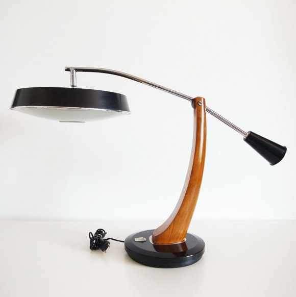 Lámpara de despacho FASE Péndulo, vintage 60s-70s. Completa y en perfecto estado.
