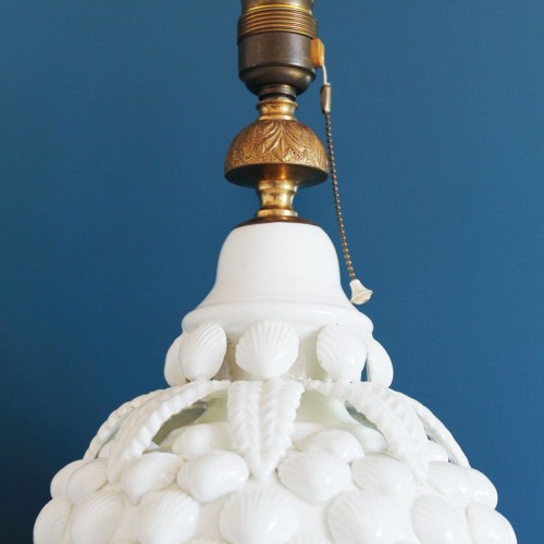 Espectacular lámpara vintage de cerámica de Manises, Bondía. Vintage 50s-60s.