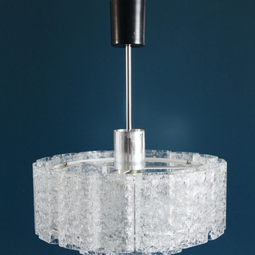 Lámpara chandelier de techo Doria Leuchten, Alemania, vintage años 60s.