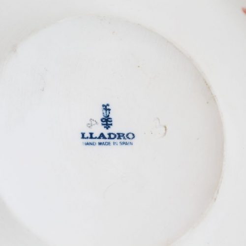 Lámpara de porcelana LLADRÓ, modelo antiguo descatalogado. Vintage años 60s.