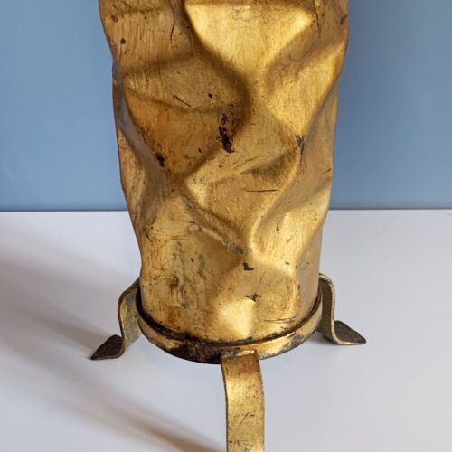 Paragüero de forja dorada al pan de oro - Vintage 50s-60s.
