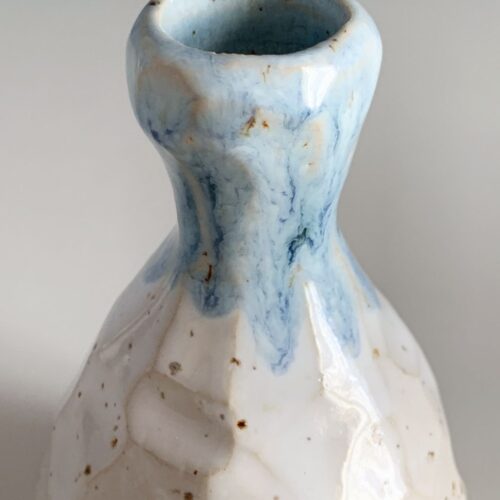 Jarrón o botella Mikado de cerámica LYRATA - pieza única.